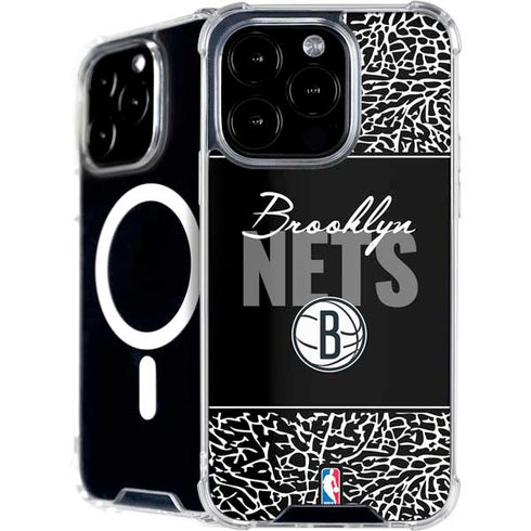 NBA Brooklyn Nets Elephant Print iPhone 16 Pro MagSafe Case